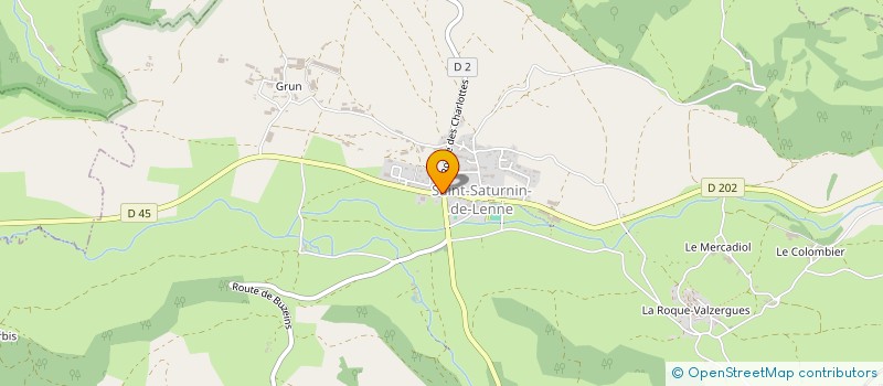 localisation de l'entreprise SCI MALHERBE-NARDUZZI  SAINT-SATURNIN-DE-LENNE