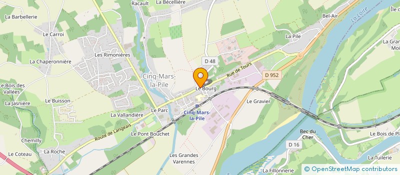 localisation de l'entreprise SCI MALHOREAU  CINQ-MARS-LA-PILE