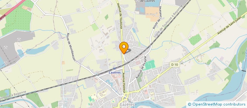 localisation de l'entreprise SCI MALI  CAZERES