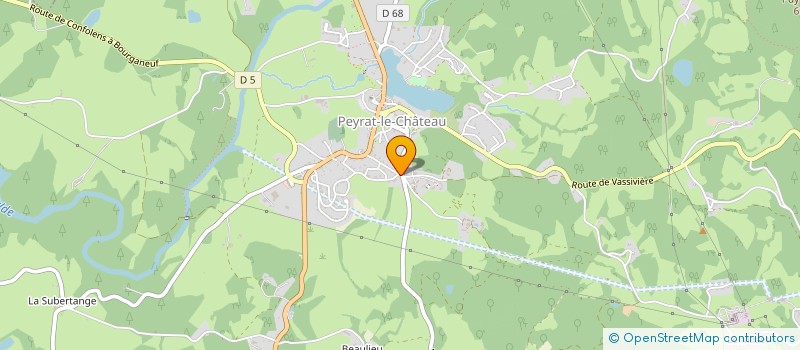 localisation de l'entreprise SCI MALI II  PEYRAT-LE-CHATEAU