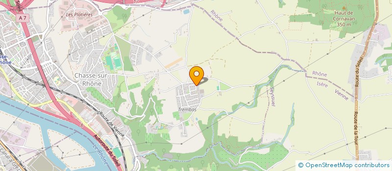 localisation de l'entreprise SCI MALIAN  CHASSE-SUR-RHONE