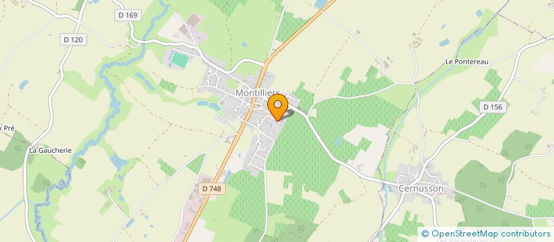 localisation de l'entreprise SCI MALIBA  MONTILLIERS