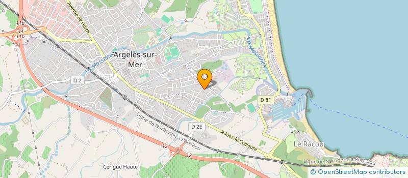 localisation de l'entreprise SCI MALIBE à ARGELES-SUR-MER