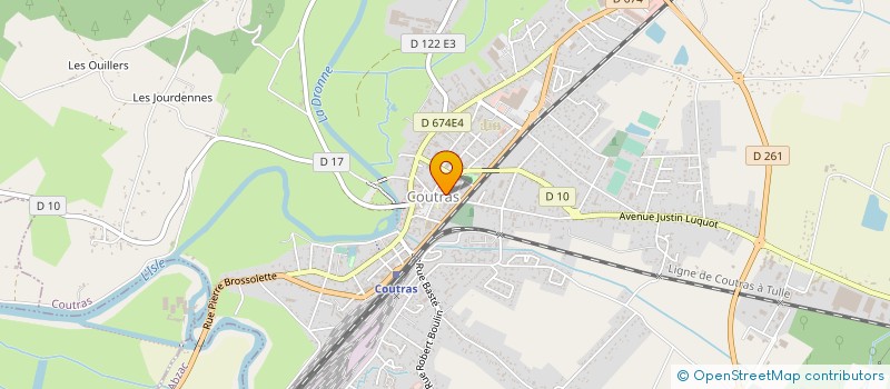 localisation de l'entreprise SCI MALIBEAU  COUTRAS