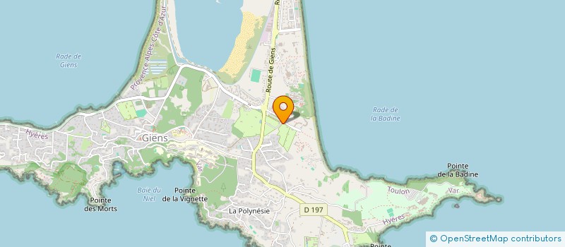 localisation de l'entreprise SCI MALIBU à HYERES