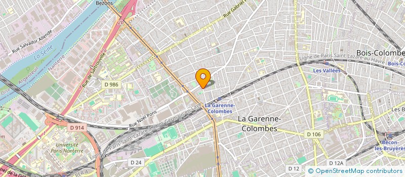 localisation de l'entreprise SCI MALICANNES à COLOMBES