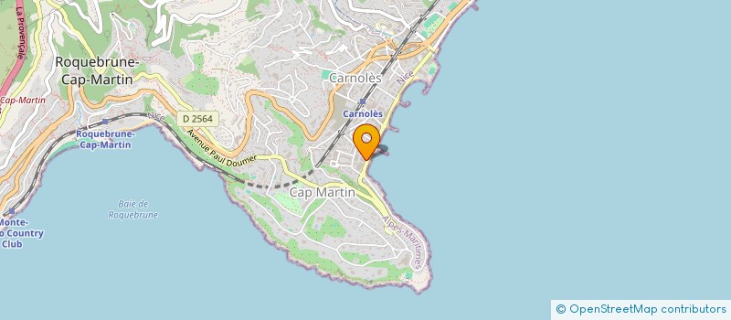 localisation de l'entreprise SCI MALICE à ROQUEBRUNE-CAP-MARTIN