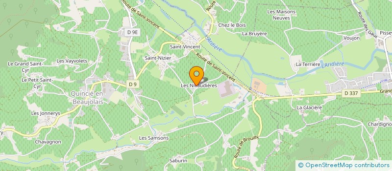 localisation de l'entreprise SCI MALICE  LES ARDILLATS