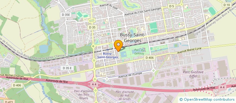 localisation de l'entreprise SCI MALICE TG  BUSSY-SAINT-GEORGES