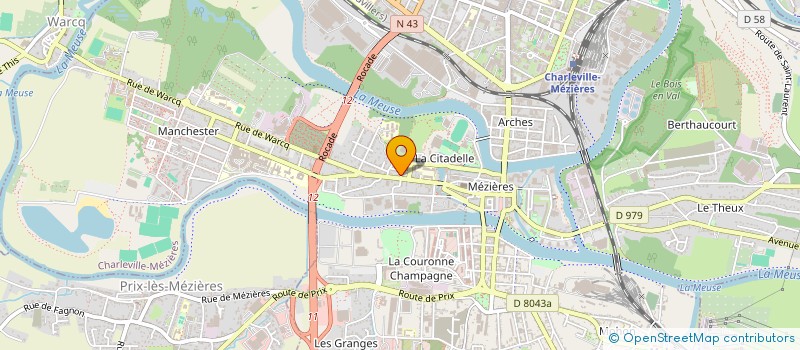 localisation de l'entreprise SCI MALICOR  CHARLEVILLE-MEZIERES