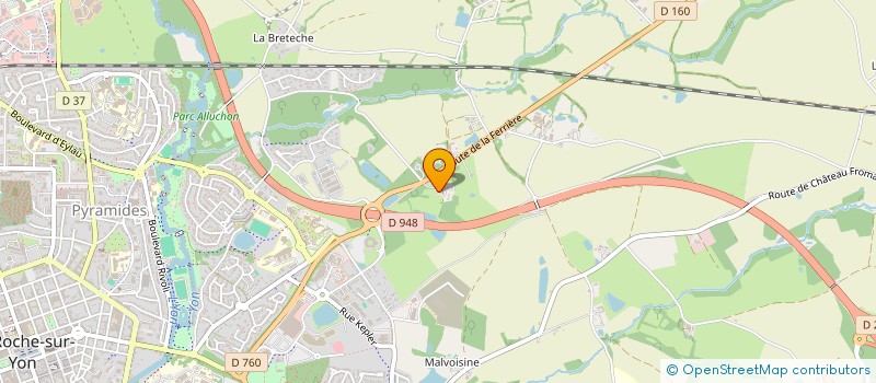 localisation de l'entreprise SCI MALIDOR à ROCHE SUR YON (LA)