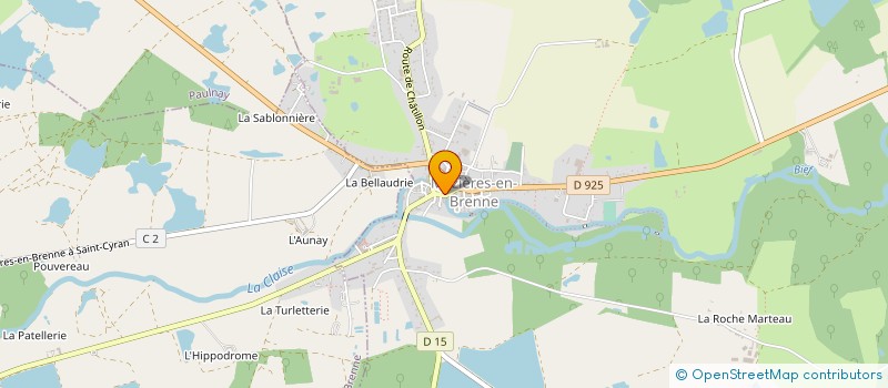 localisation de l'entreprise SCI MALIENTRAS IMMO à MEZIERES-EN-BRENNE