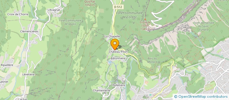 localisation de l'entreprise SCI MALIFAUD  CORENC