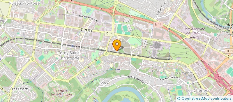 localisation de l'entreprise SCI MALIK IMMOBILIER  CERGY