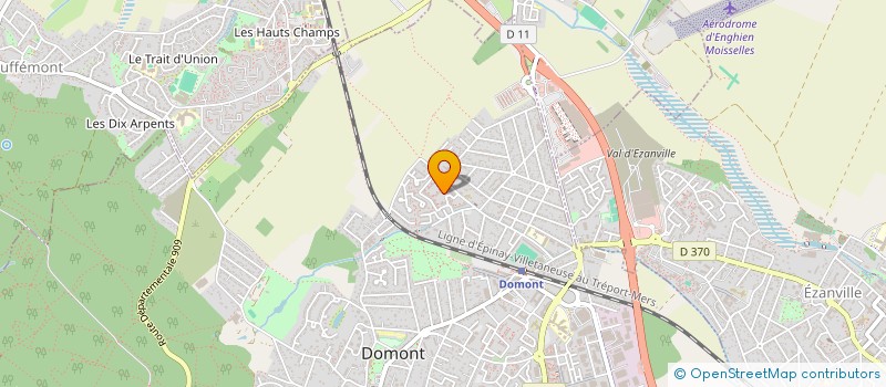 localisation de l'entreprise SCI MALIKA  DOMONT