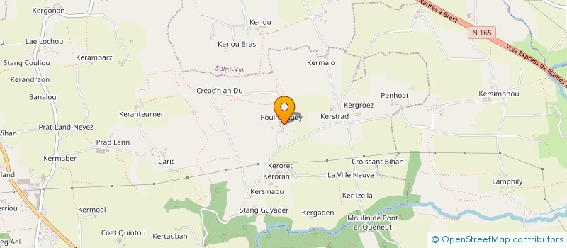 localisation de l'entreprise SCI MALILO  LA FORET-FOUESNANT