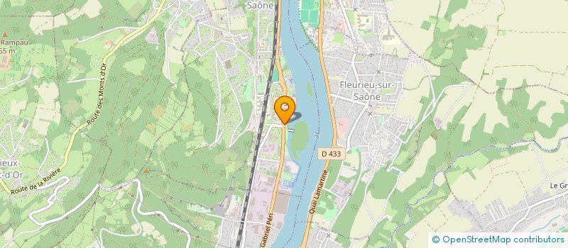 localisation de l'entreprise SCI MALIN  ALBIGNY-SUR-SAONE