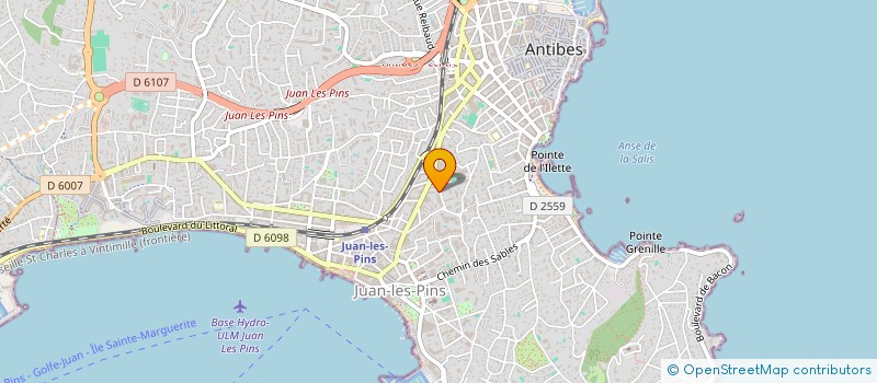 localisation de l'entreprise SCI MALINAUDE à ANTIBES