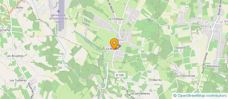 localisation de l'entreprise SCI MALINE  ALIX