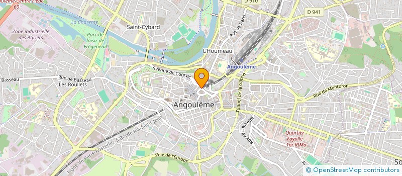 localisation de l'entreprise SCI MALIPI à ANGOULEME