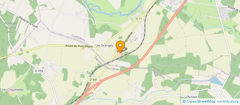 localisation de l'entreprise SCI MALIRA  CHASSENEUIL-SUR-BONNIEURE