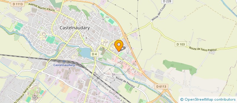 localisation de l'entreprise SCI MALIRO  CASTELNAUDARY