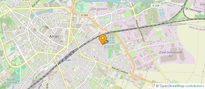 localisation de l'entreprise SCI MALISA à ARRAS