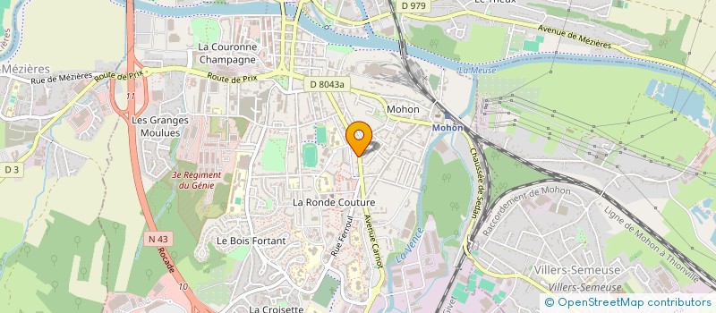 localisation de l'entreprise SCI MALISA  CHARLEVILLE-MEZIERES
