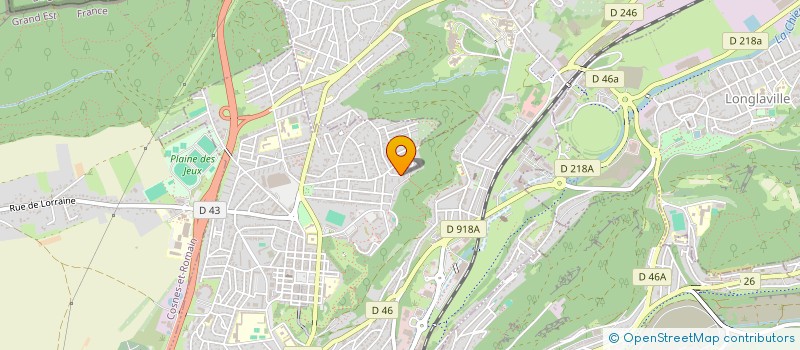 localisation de l'entreprise SCI MALISSA  COSNES-ET-ROMAIN