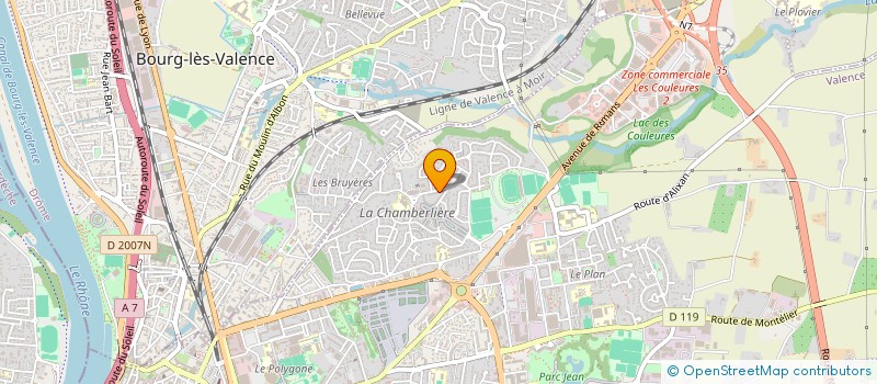 localisation de l'entreprise SCI MALISSARD LOCATION à VALENCE