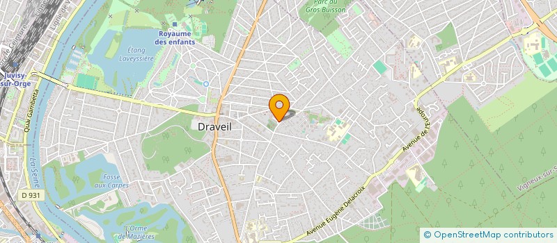 localisation de l'entreprise SCI MALIVA à DRAVEIL