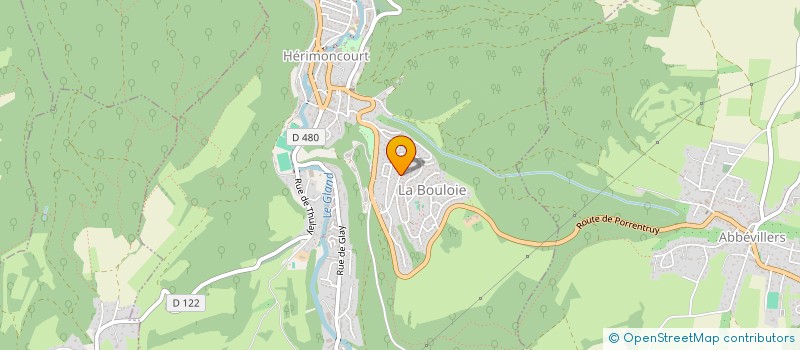 localisation de l'entreprise SCI MALIVERNEY  HERIMONCOURT