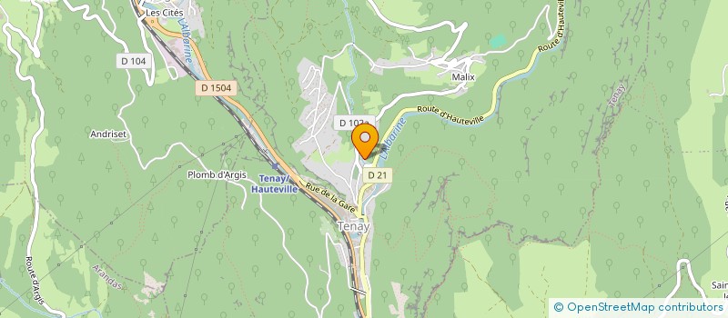 localisation de l'entreprise SCI MALIX  TENAY