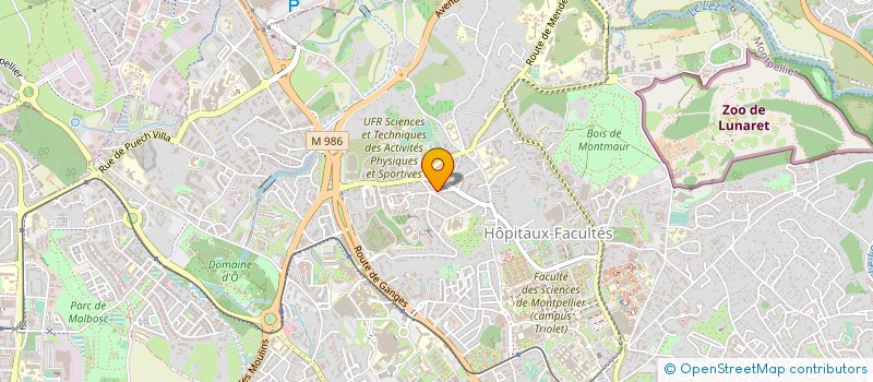 localisation de l'entreprise SCI MALIXA à MONTPELLIER