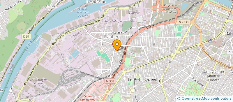 localisation de l'entreprise SCI MALKIA à LE PETIT-QUEVILLY