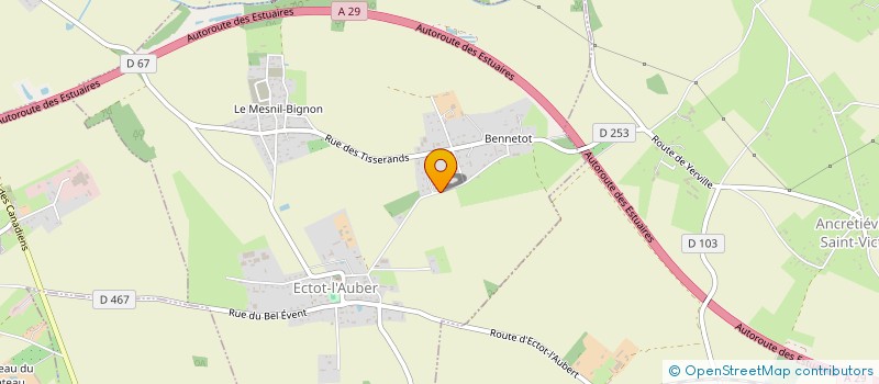 localisation de l'entreprise SCI MALL  ECTOT-L'AUBER