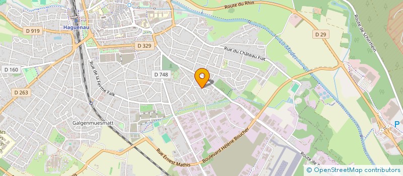 localisation de l'entreprise SCI MALL  HAGUENAU