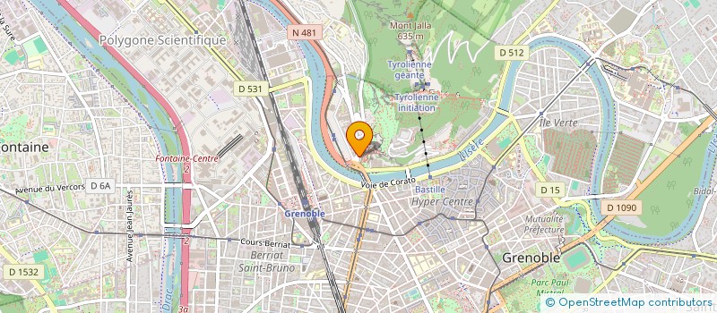 localisation de l'entreprise SCI MALLAH  GRENOBLE