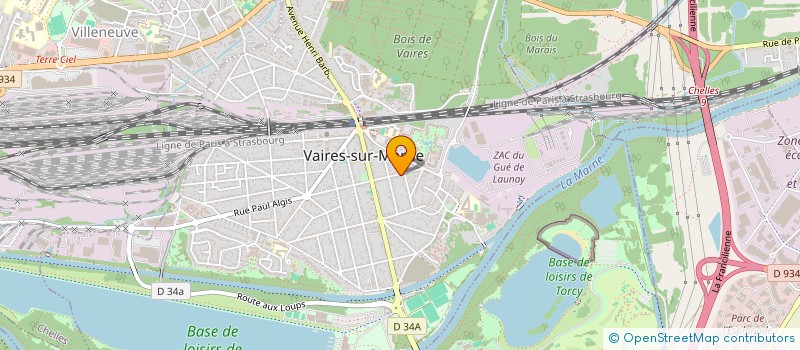 localisation de l'entreprise SCI MALLARD  VAIRES-SUR-MARNE