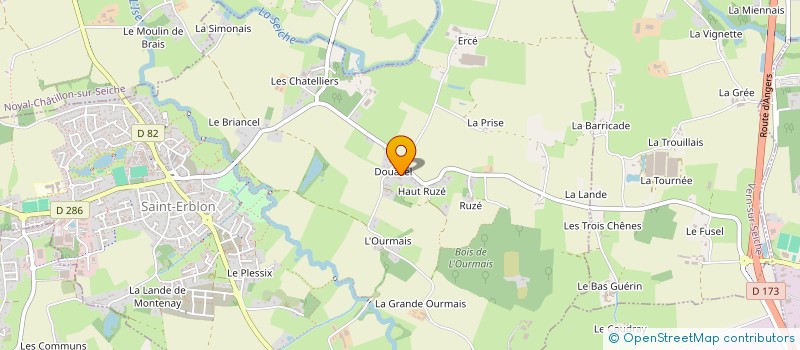 localisation de l'entreprise SCI MALLAURY  SAINT-ERBLON