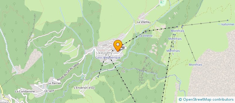 localisation de l'entreprise SCI MALLERSTANG  VAUJANY