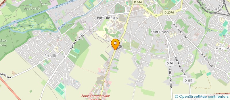 localisation de l'entreprise SCI MALLET à CAMBRAI