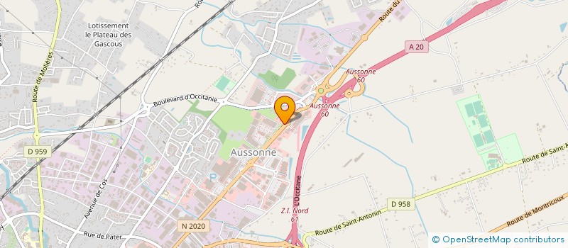 localisation de l'entreprise SCI MALLET  MONTAUBAN