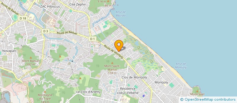 localisation de l'entreprise SCI MALLINE  REMIRE MONTJOLY