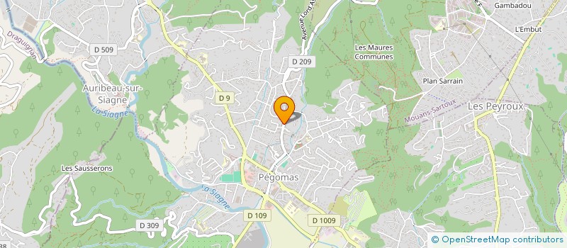 localisation de l'entreprise SCI MALLOTI  PEGOMAS