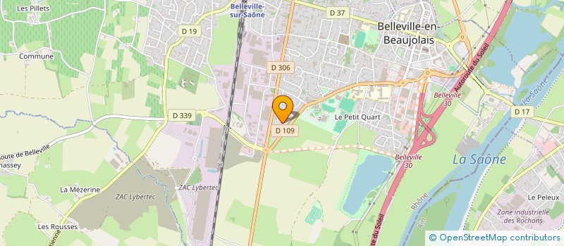 localisation de l'entreprise SCI MALMA  BELLEVILLE-EN-BEAUJOLAIS