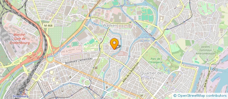 localisation de l'entreprise SCI MALMAS  STRASBOURG