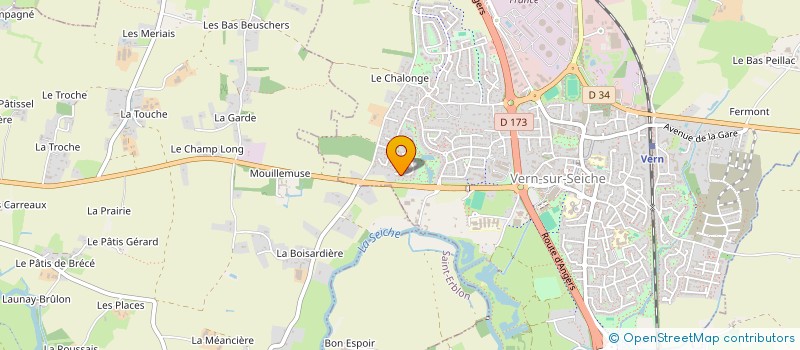 localisation de l'entreprise SCI MALMOR  VERN-SUR-SEICHE