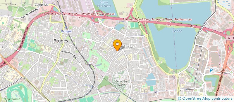 localisation de l'entreprise SCI MALMUSSOU  BRUGES