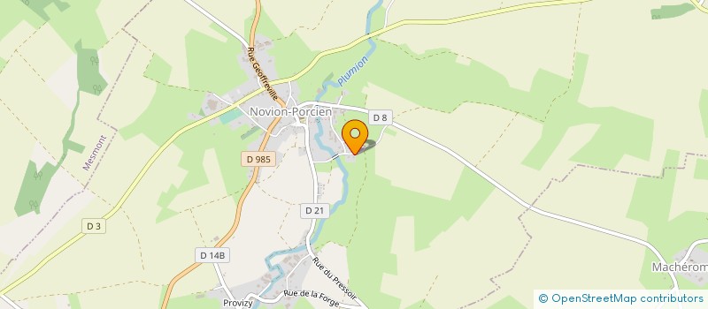 localisation de l'entreprise SCI MALNI  NOVION-PORCIEN